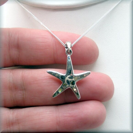 Abalone Starfish Necklace