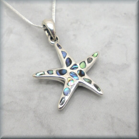 Abalone Starfish Necklace