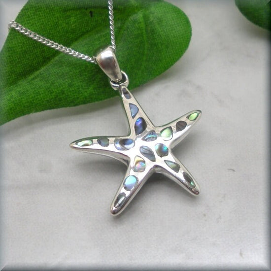 Abalone Starfish Necklace