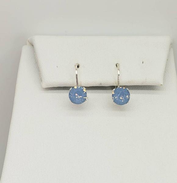 Air Blue Opal Crystal Earrings