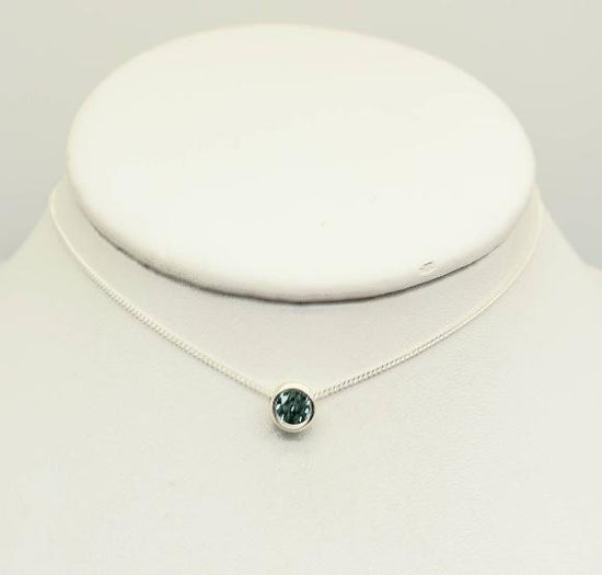 Light Green Spinel Slider Necklace - Gemstone Necklace