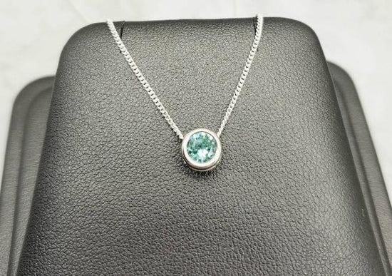 Light Green Spinel Slider Necklace - Gemstone Necklace