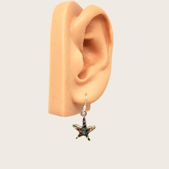 Abalone Starfish Earrings