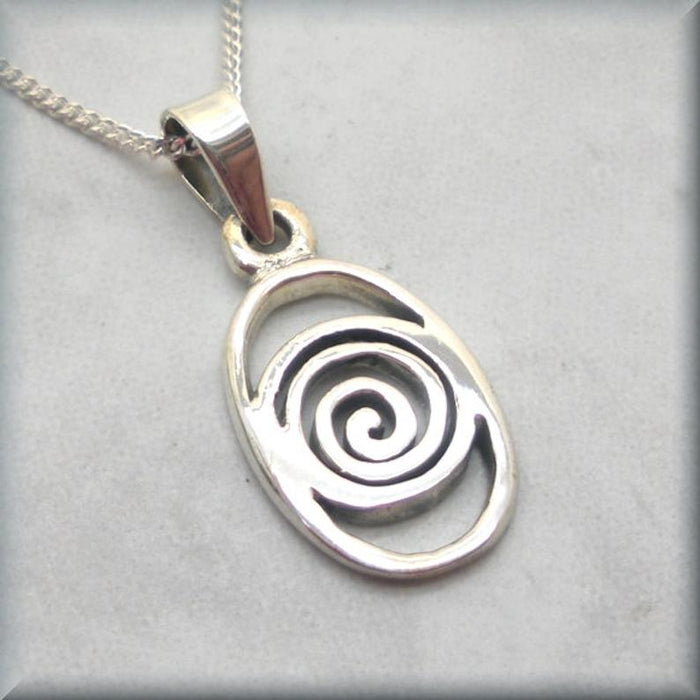 Celtic swirl necklace