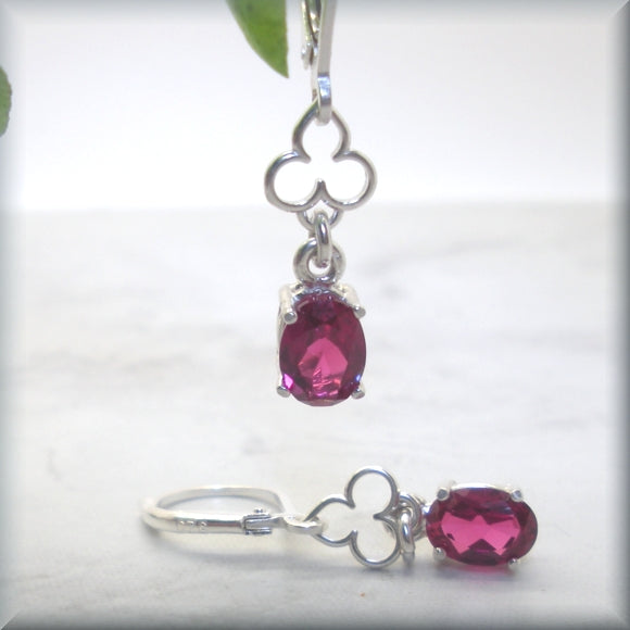 
                  
                    sterling silver leverback ruby earrings
                  
                