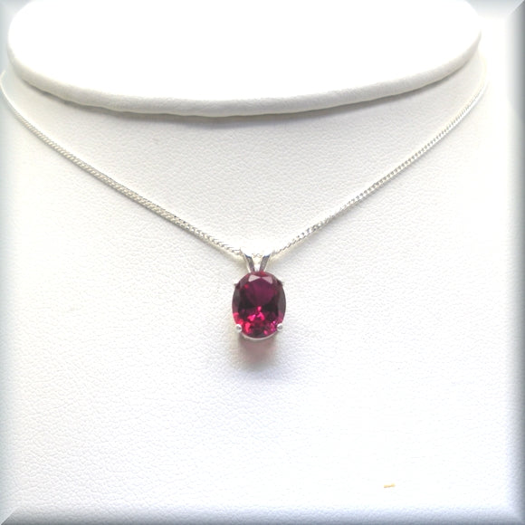 
                  
                    Ruby necklace with 925 sterling silver chain
                  
                
