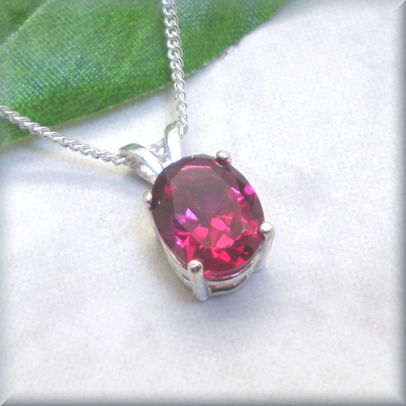Ruby Gemstone Necklace