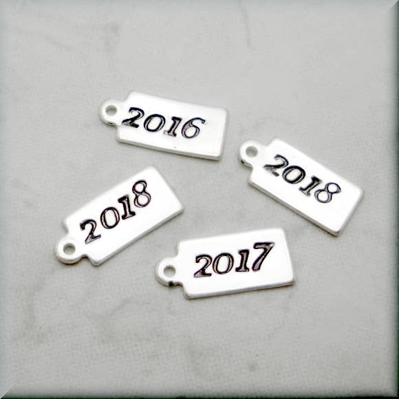 Tiny Year Charm - Add On Charm - Bonny Jewelry