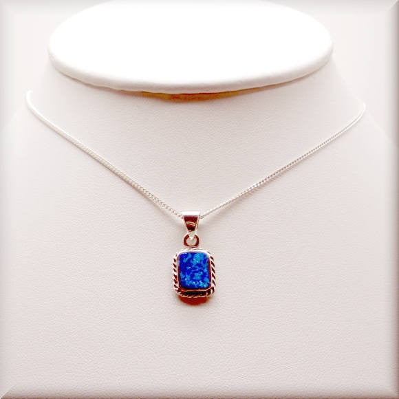
                  
                    Blue Opal Rope Necklace - October Birthstone Jewelry - Bonny Jewelry
                  
                