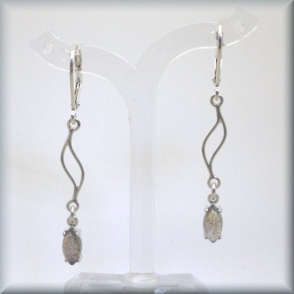 
                  
                    natural labradorite earrings by Bonny Jewelry
                  
                