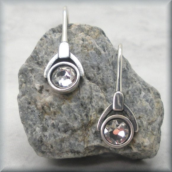 
                  
                    April crystal birthstone earrings by Bonny Jewelry
                  
                