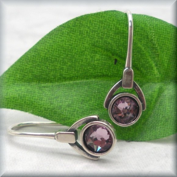 June birthstone earrings by Bonny Jewelry