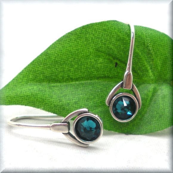 
                  
                    Sterling silver December birthstone earrings by Bonny Jewelry
                  
                