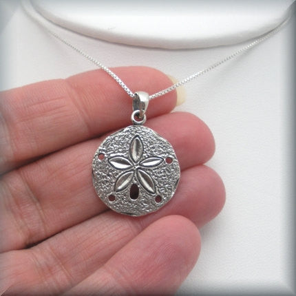 
                  
                    Silver Sand Dollar Necklace - Beach Jewelry - Bonny Jewelry
                  
                