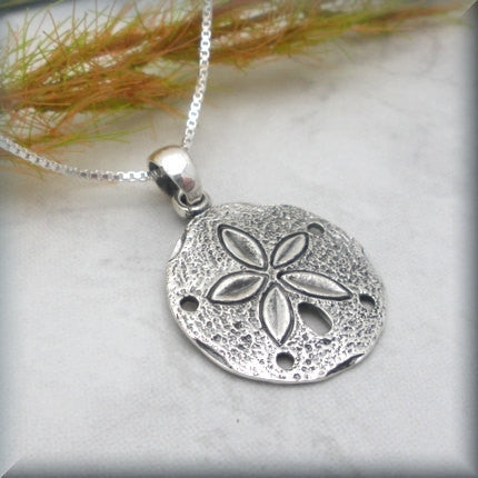 
                  
                    Silver Sand Dollar Necklace - Beach Jewelry - Bonny Jewelry
                  
                