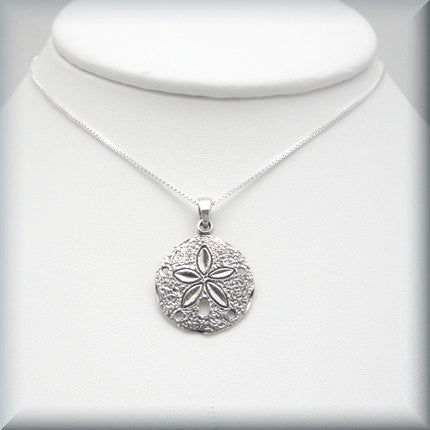 
                  
                    Silver Sand Dollar Necklace - Beach Jewelry - Bonny Jewelry
                  
                