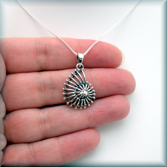 Nautilus Shell Necklace - Beach Jewelry - Seashell Pendant - Bonny Jewelry