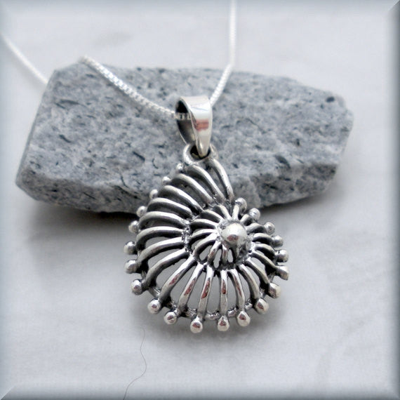 Nautilus Shell Necklace - Beach Jewelry - Seashell Pendant - Bonny Jewelry