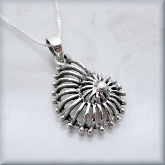 Nautilus Shell Necklace - Beach Jewelry - Seashell Pendant - Bonny Jewelry