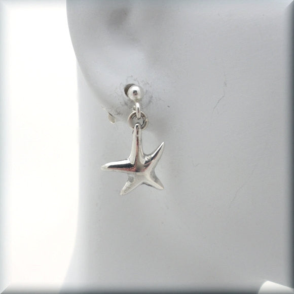 Dancing Starfish Post Earrings - Bonny Jewelry