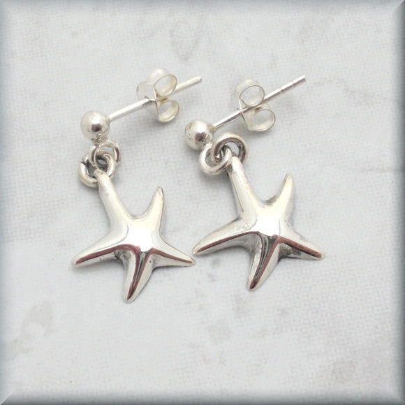 Dancing Starfish Post Earrings - Bonny Jewelry