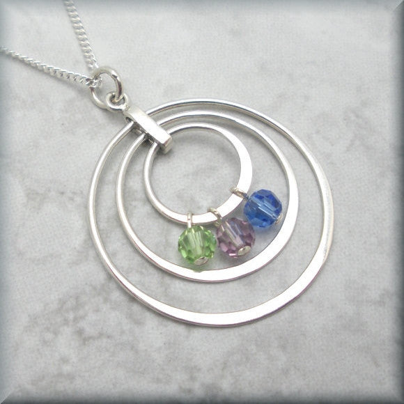 Family Circles Mothers Necklace - Keepsake Jewelry - Bonny Jewelry