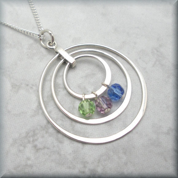 Family Circles Mothers Necklace - Keepsake Jewelry