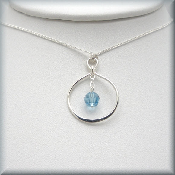 Infinity Crystal Birthstone Necklace - Bonny Jewelry