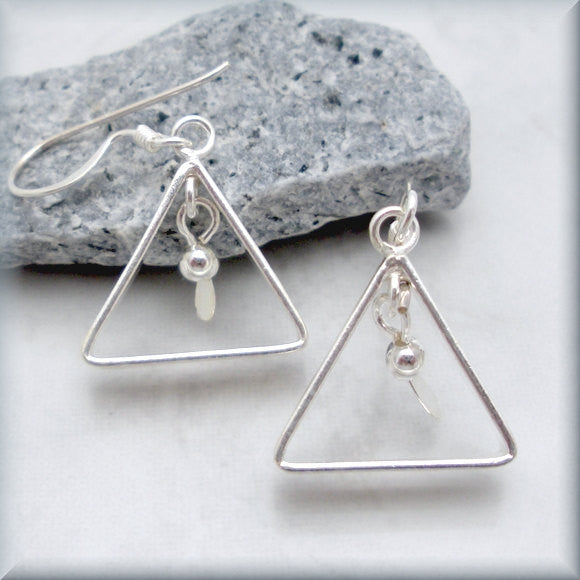 Triangle Geometric Earrings - Bonny Jewelry