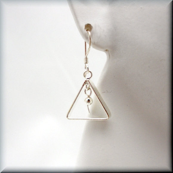 Triangle Geometric Earrings - Bonny Jewelry