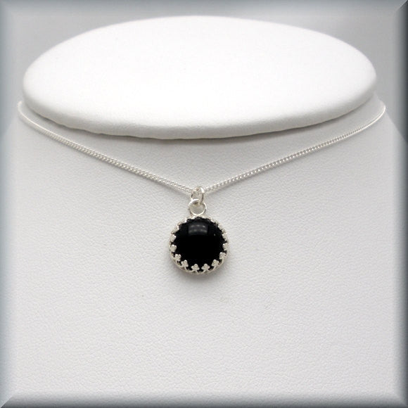 
                  
                    Black Onyx Cabochon Necklace - Gemstone - Bonny Jewelry
                  
                