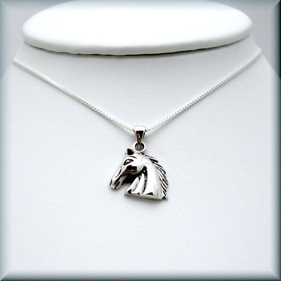 Horse Head Necklace - Equestrian - Western Jewelry - Bonny Jewelry