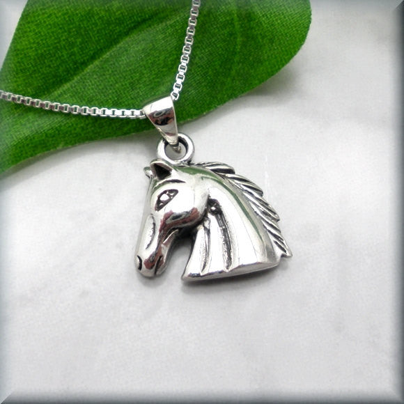 Horse Head Necklace - Equestrian - Western Jewelry - Bonny Jewelry