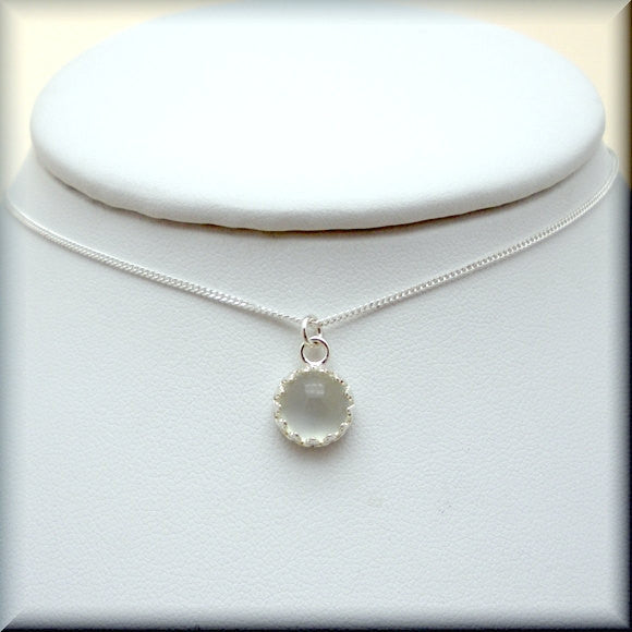 
                  
                    White Moonstone Necklace - Gemstone Jewelry - June Birthstone - Bonny Jewelry
                  
                
