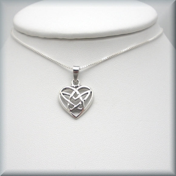 
                  
                    Celtic Heart Necklace - Irish Knot - Bonny Jewelry
                  
                