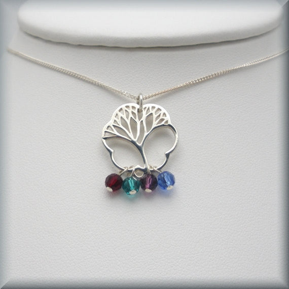 
                  
                    Family Tree Necklace - Moms Birthstone Jewelry - Bonny Jewelry
                  
                