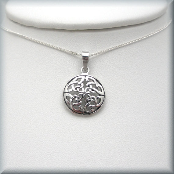 
                  
                    Round Celtic Knot Necklace - Irish Jewelry () - Bonny Jewelry
                  
                
