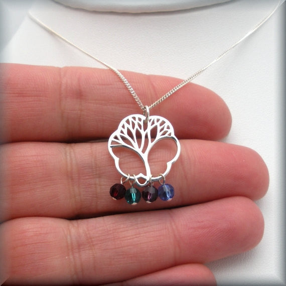 
                  
                    Family Tree Necklace - Moms Birthstone Jewelry - Bonny Jewelry
                  
                