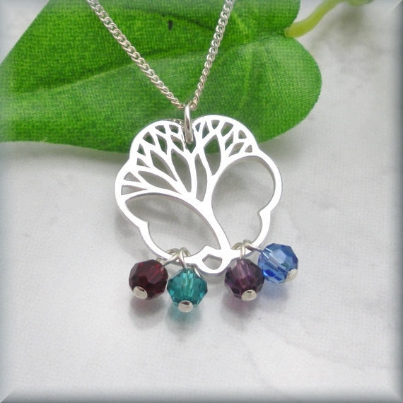 
                  
                    Family Tree Necklace - Moms Birthstone Jewelry - Bonny Jewelry
                  
                