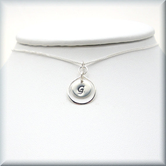 Personalized Infinity Necklace - Sterling Silver - Bonny Jewelry
