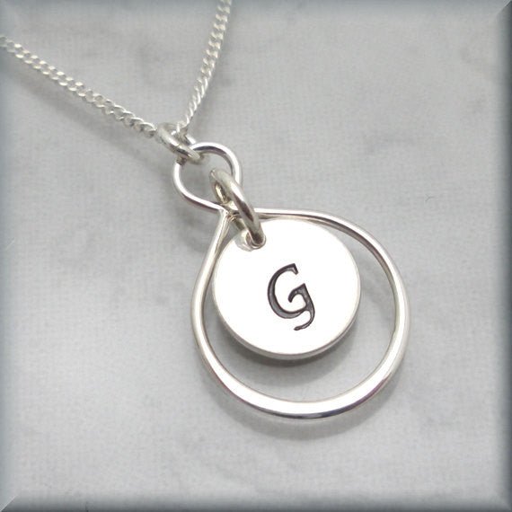 Personalized Infinity Necklace - Sterling Silver - Bonny Jewelry