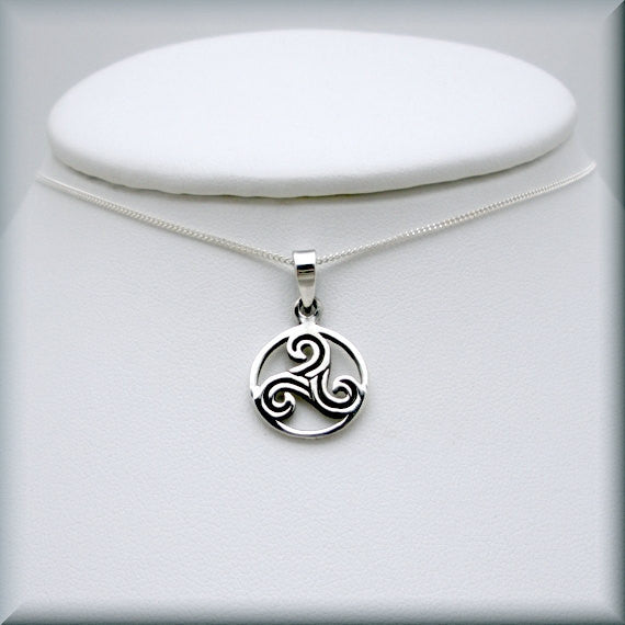 
                  
                    Triskele Necklace - Triskilion Celtic Knot Jewelry - Bonny Jewelry
                  
                