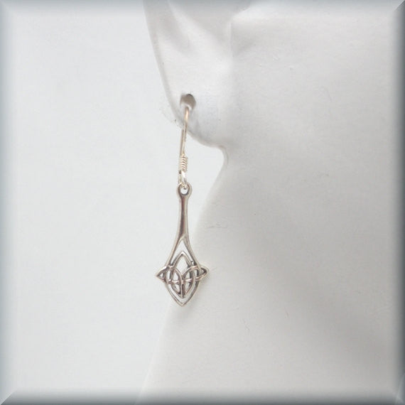 Celtic Knot Teardrop Earrings - Bonny Jewelry