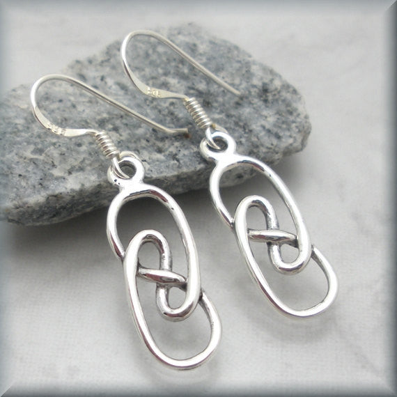 Celtic Knot Swirl Earrings
