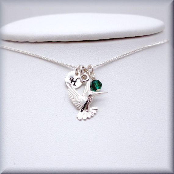 
                  
                    Hummingbird Necklace - Personalized Birthstone Jewelry - Bonny Jewelry
                  
                