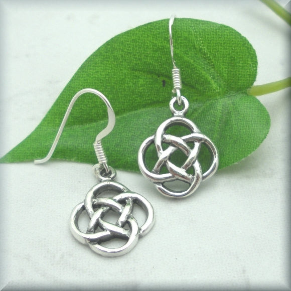 Celtic Endless Eternal Knot Earrings