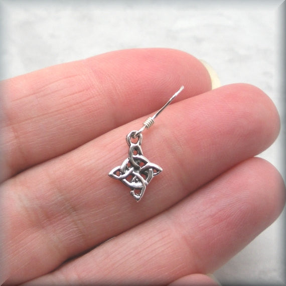 Diamond Shape Celtic Earrings - Bonny Jewelry